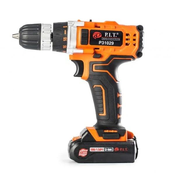 Шуруповерт аккумуляторный "P.I.T."-31029, 18 v 10? Li-ion