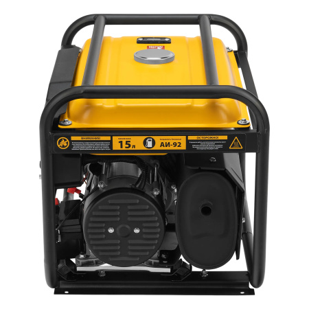 Генератор бензиновый PS-33E, 3,3 кВт, 230В, 15 л, электростартер// Denzel