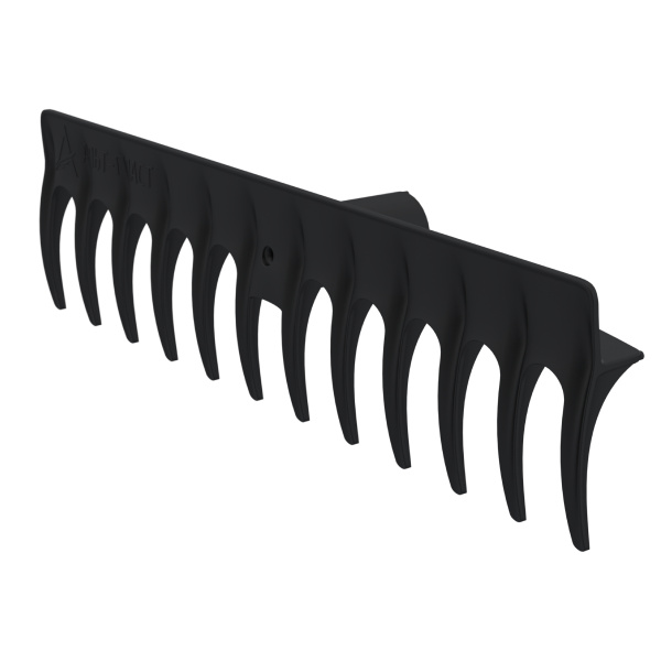 Грабли садовые 12 зуб. б/черенка "Агроном Премиум" пласт. (50) АП 133