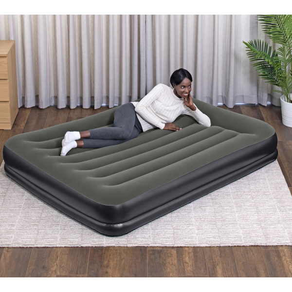 Кровать надувная Bestway Tritech Queen 203х152х36 см встроенная подушка 67699
