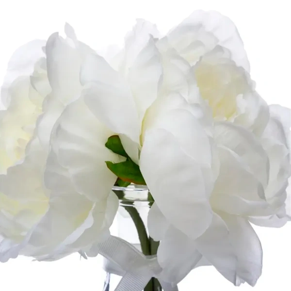 Композиция цветочная Atmosphera в вазе Пионы 21х27,5 см 114801