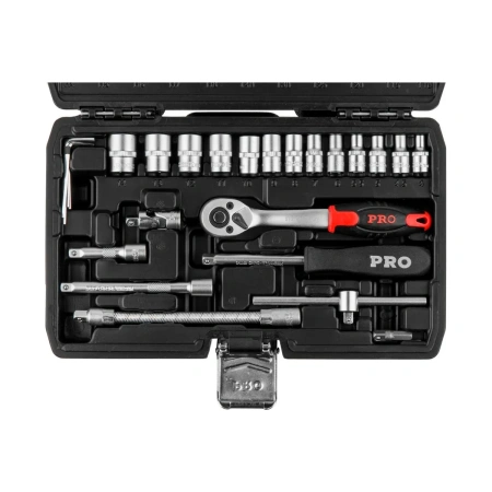 Набор головок и бит 46 пр. 1/4" PRO STARTUL STUTTGART (PRO-046S), арт.PRO-046S