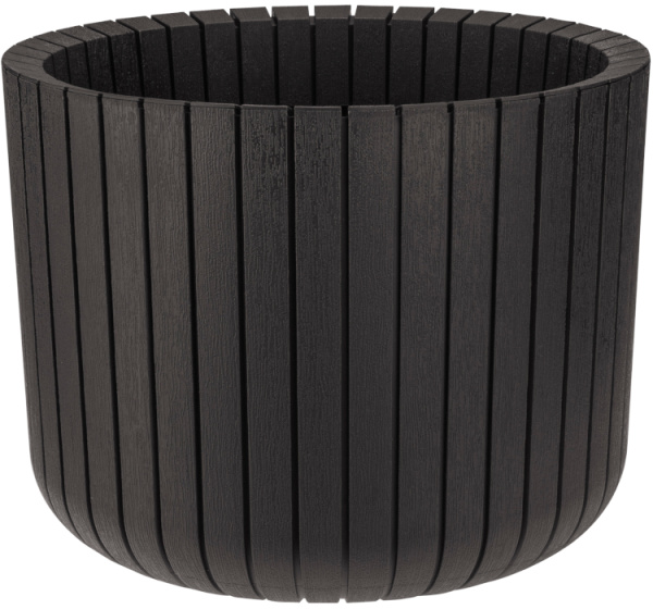 Кашпо IDEA ШАТО D250мм H200мм 8л коричневый ротанг