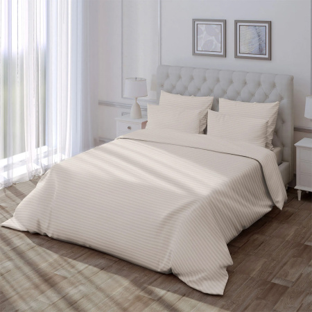 Пододеяльник Verossa Stripe 180х215см на молнии Antique White 925722