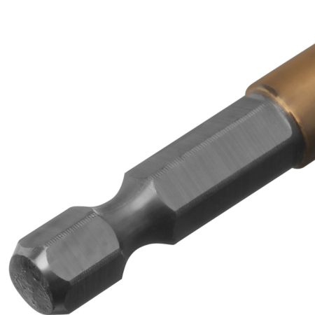 Сверло по металлу, 8 мм, HSS, нитридтитановое покрытие, 6-гранный хвостовик// Matrix