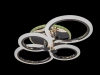 Люстра "Галактика" 10410025 600х400х130 хром RGB LED(4) 70W(300Вт) К007709