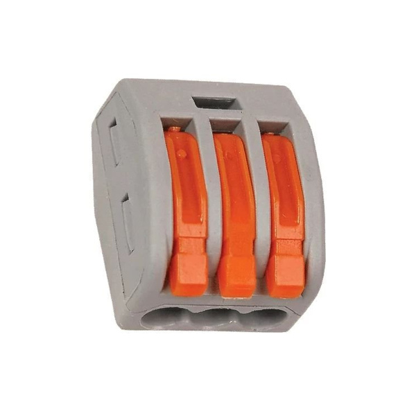 222-413 Клемма (0,08-2,5мм 32А) блистер 6 шт UNIT NEW