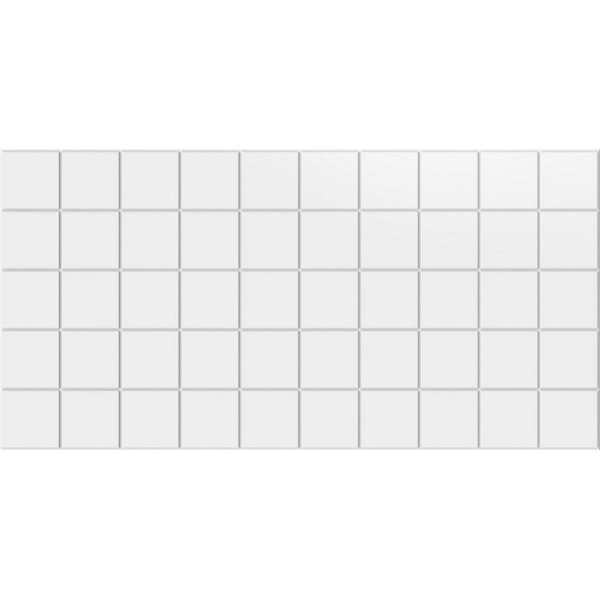 Панель ПВХ 0,3 мозаика "Промо белая" 4627158788466