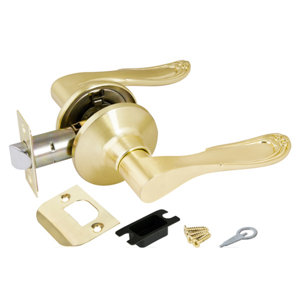 Ручка защелка PUNTO 6030 SB-P (без фик.) мат. золото Ручка защелка PUNTO 6030 SB-P (без фик.) мат. золото