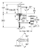Смеситель д/р  Grohe 23454000 Get
