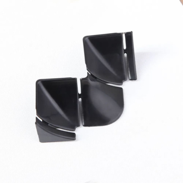 Комплектующие к плинтусу для столешницы Идеал (набор из 5 эл. во флоупаке) 007 Черный