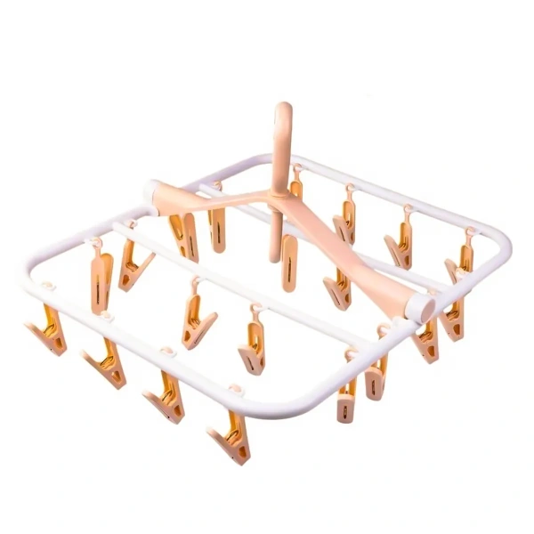 Вешалка для носков и белья 24 зажима PRC
