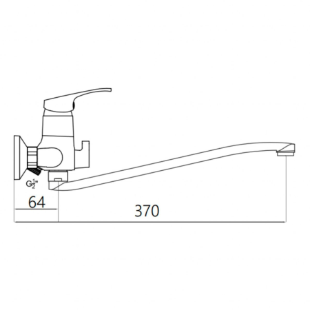 Смеситель в/д GROSS AQUA 7211258C-35S Base