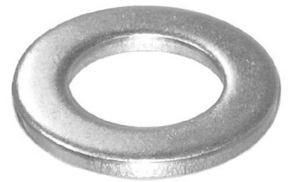 Шайба М6 плоская, цинк, DIN 125 (25 шт в зип-локе) STARFIX