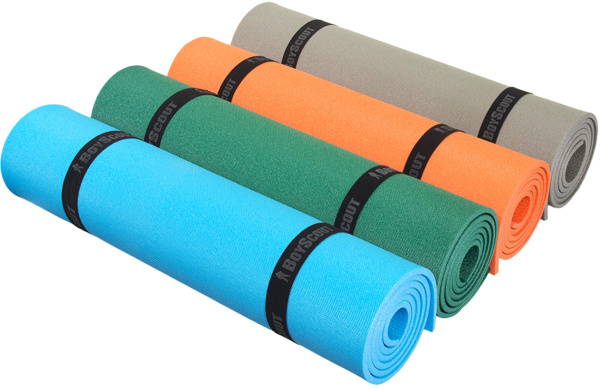 Коврик туристический BOYSCOUT 180х60х0,8 см 4 ввета в ассорт.