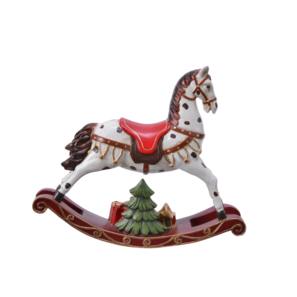 Фигурка новогодняя Kaemingk Лошадка 18,5 см 530478