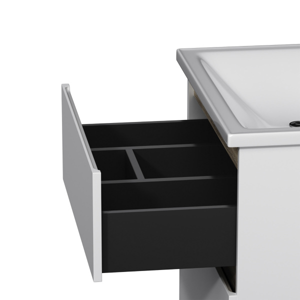 Умывальник мебельный  АМ.РМ M85AWCC0652WG X-Joy, керамическая, 65 см, встроенная, цвет: белый, гляне Умывальник мебельный  АМ.РМ M85AWCC0652WG X-Joy, керамическая, 65 см, встроенная, цвет: белый, гляне