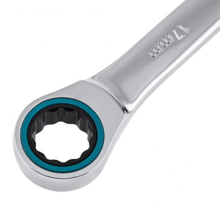 Набор ключей GROSS комбинированных с трещоткой 8-19мм 7шт CrV