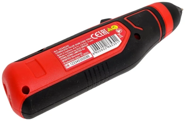 Пистолет клеевой аккумуляторный WORTEX CGG 1104 в кор.