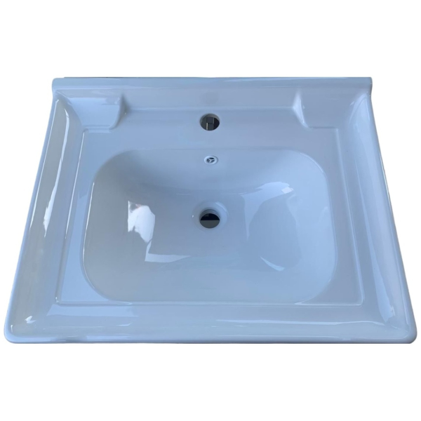 Раковина накладная SANITECO 9060E белый 610х470х190