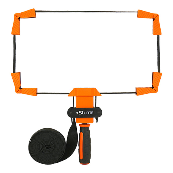 Струбцина ременная Sturm! 1078-12-4000 4м, ударопрочный пластик, нейлоновая лента