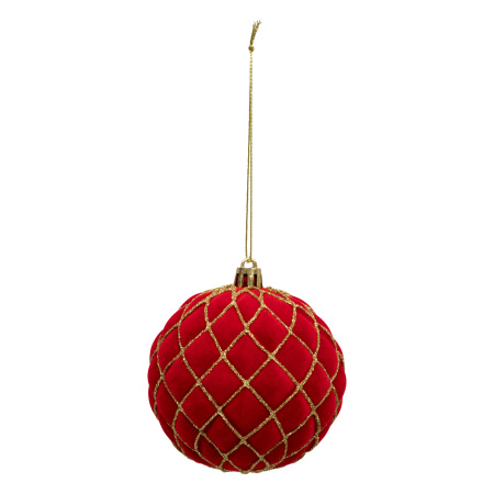 Набор елочных украшений Feeric Бархат 8 см 9 шт 198551