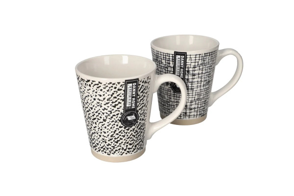 Кружка керамическая DH Abstraction 400 мл 4 диз T01-40